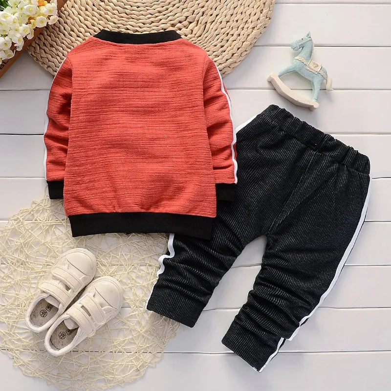 Baby Boy Clothing set fashion Cotton Hooded Tops+Pants 3pcs Outfits Infnat Boys Tracksuit newborn kids clothes Sets