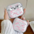 Cute Colorful Bow Earphone Case for Airpods 4th 3rd 2 Pro 3 Shockproof Cover for Airpod 2 3 1 Protective Accessorie Shell Fundas