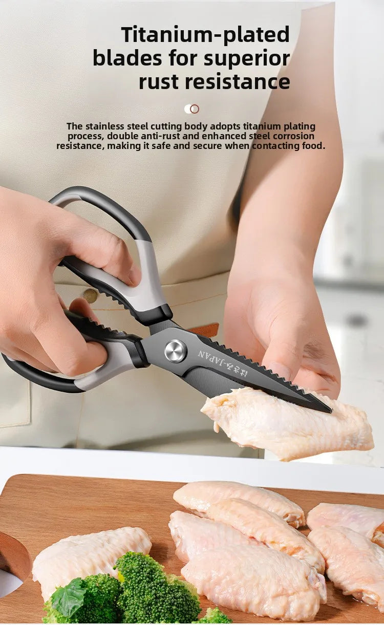 Kitchen Scissors All Purpose  kitchen gadgets utensils Stainless Steel Cooking Shears for Cutting Meat Food Fish Poultry