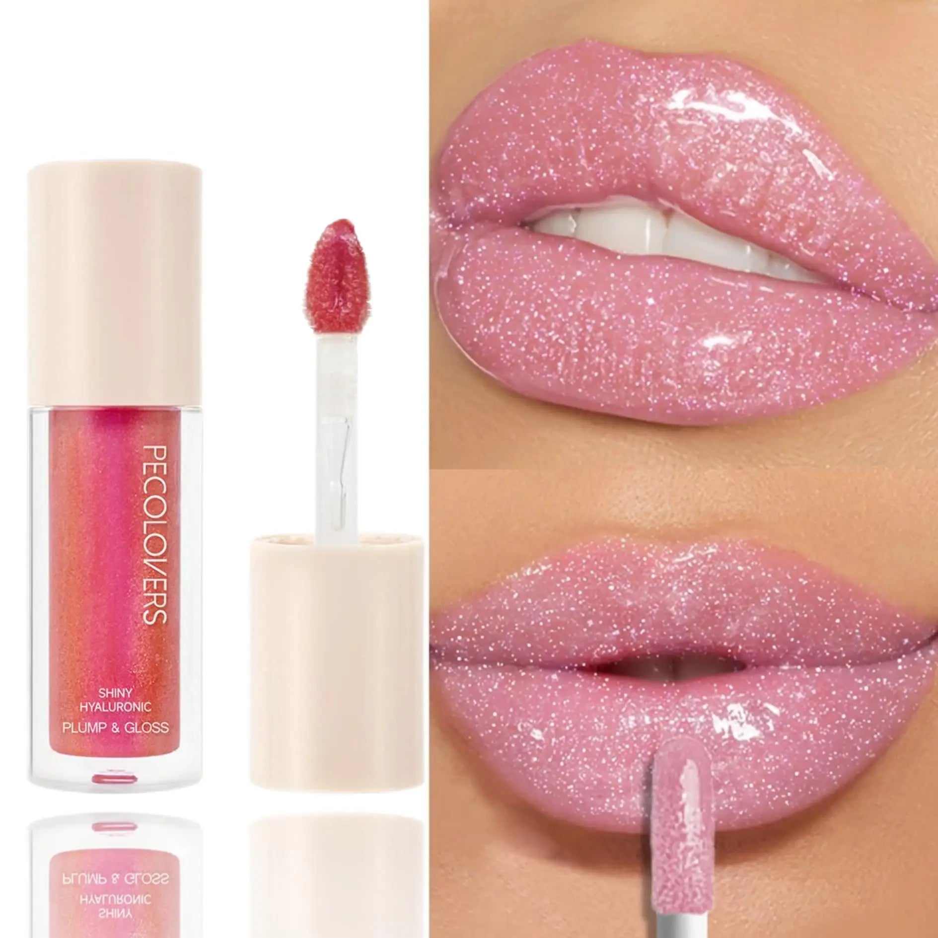 High Shine Lip Gloss,Moisturizing,Long-Lasting  Lip Glaze,Lightweight,Shimmer Lip Gloss,Perfect for Party Makeup