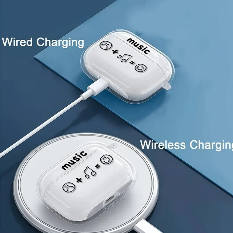 Music Player Protective Case for Wireless Headset for Airpods 1/2 Case Airpods3 Airpods Pro Generation Tpu Case Gift