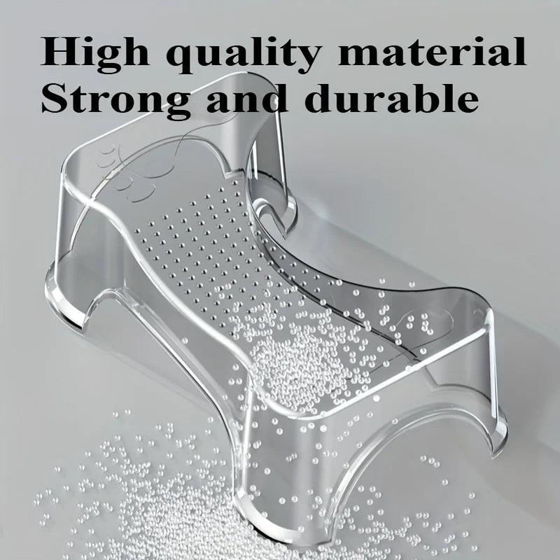 Modern Toilet Stool - Waterproof, Non-Slip Footrest for Adults & Elderly. Easy-Clean, No Electricity.