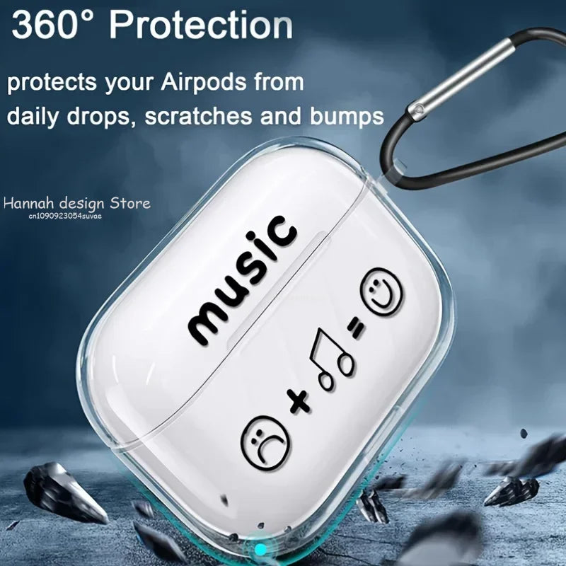Music Player Protective Case for Wireless Headset for Airpods 1/2 Case Airpods3 Airpods Pro Generation Tpu Case Gift