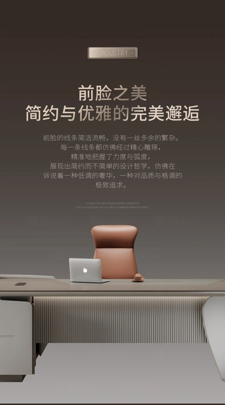 Contemporary Gaming Office Desk Luxury Modern Design Comfortable Workspace Organizer Escritorio Home Office Use Muebles Oficina