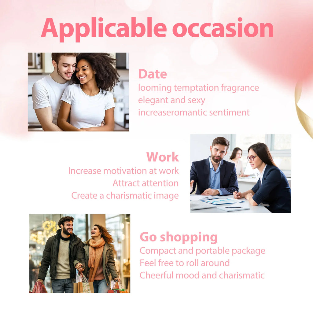 20ml Pheromone Perfumes Essential Oils Pheromone Perfume Women Oil Roll On Perfume Gifts Skincare