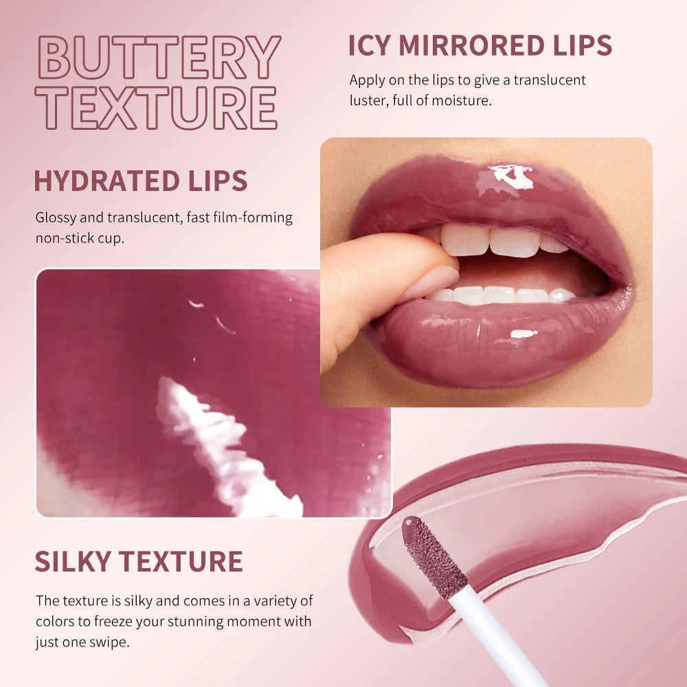Lip Plumping Gloss Lip Glosses Moisturizing Lubricating Various Colors Bright Lip Tint Long Lasting Lipgloss Cosmetics