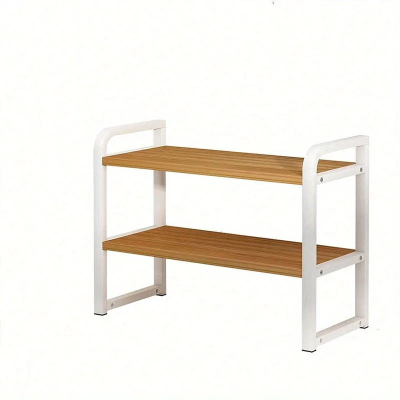 Kitchen Layered Shelves Countertop Cabinets Telescopic Storage Rack Pot Rack Table Top Kitchen Utensils Seasoning Shelf