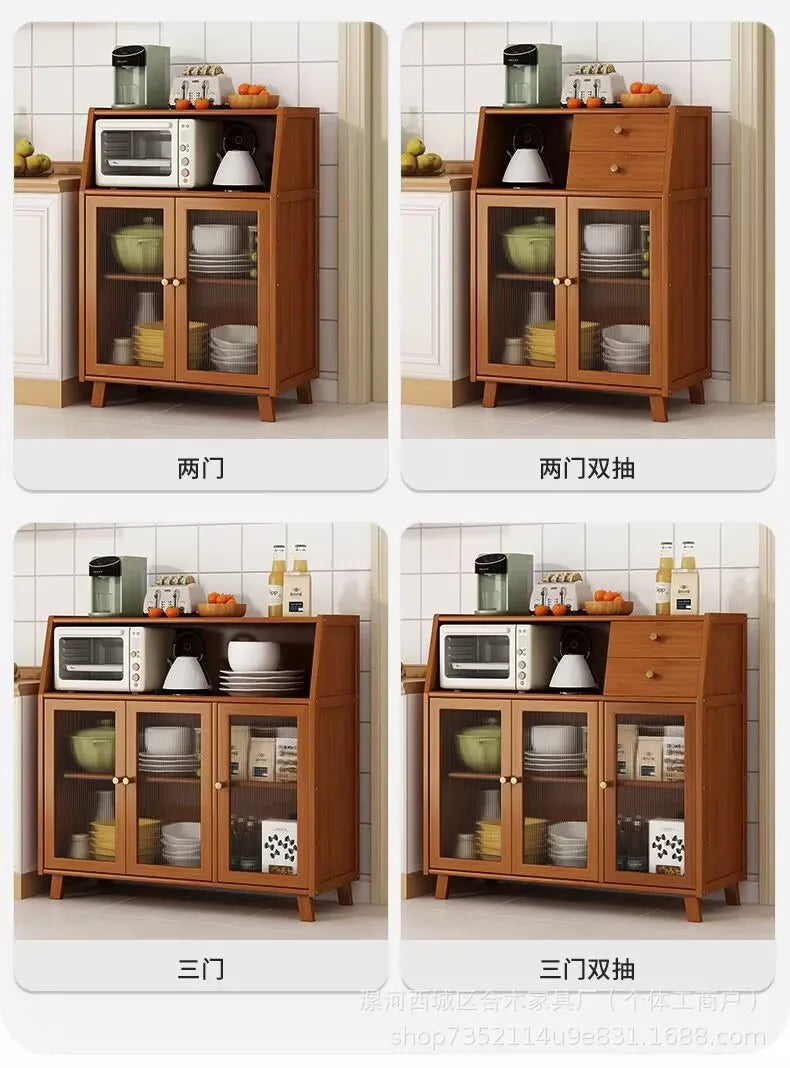 Kitchen Island Buffet Cabinet with Storage, 36.6" Large Sideboard Buffet Cabinet, Farmhouse Kitchen Cabinet Display Cabinet