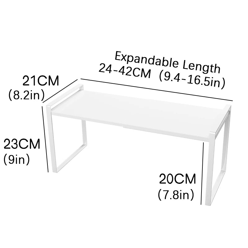 Kitchen Storage Rack under the Sink, Layered Shelf in the Cabinet, Countertop, Extendable Cabinet, Dish Storage Rack for Home Use
