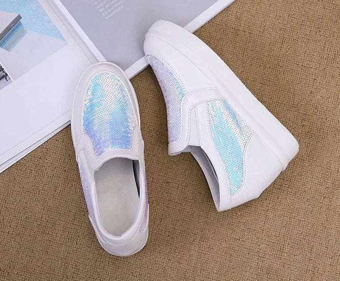 Spring Autumn Slip On Shoes for Women Y2k Fashion Trends 2025 Comfortable and Elegant Korean Original Offer New Woman Footwear