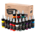 14-Color Tattoo Ink Set, Tattoo Pigment Set, Tattoo Supplies Professional Supply for Body Art Long Lastingts