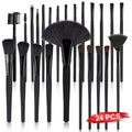 24 Pcs Professional Makeup Brush Set for Foundation, Blending, Powder, Blush, Concealer, and Eye Shadow, Christmas Gift Choice for Her