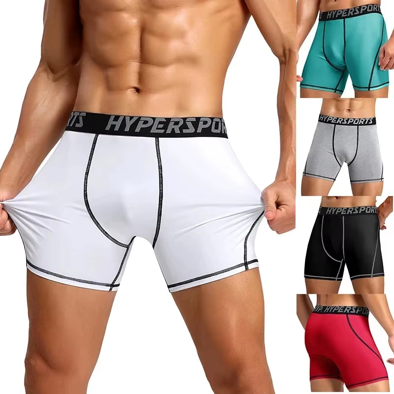 2025 Compression Shorts Men Summer Sportswear Training Tights Gym Fitness Leggings Short Pants Sport Bottoms Running Shorts Men