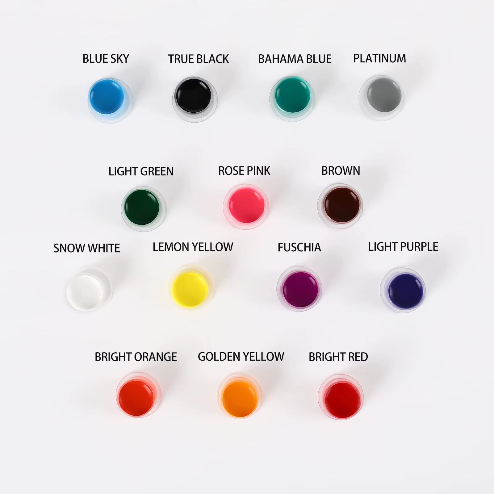 14-Color Tattoo Ink Set, Tattoo Pigment Set, Tattoo Supplies Professional Supply for Body Art Long Lastingts